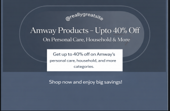 Amway– Upto 40% Off On Personal Care, Household & more