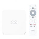 FitSpark MyTV 4K Dolby Audio Google TV Box with Google Assistant Android 12 Voice Remote Chromecast Compatible 2GB DDR-32GB eMMC HDMI1.4 /Ethernet LAN/USB-C/2 x USB-A/3.5mm AV/Optical Audio/MicroSD