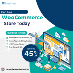Bluehost WooCommerce – 45% Off Hosting with YITH Plugins & Free Domain