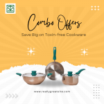 Healthy, toxin-free cookware set combo offers from The Indus Valley