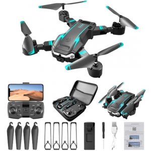 Compact Foldable Drone with Dual HD Camera and FPV Live Video for Aerial Photography