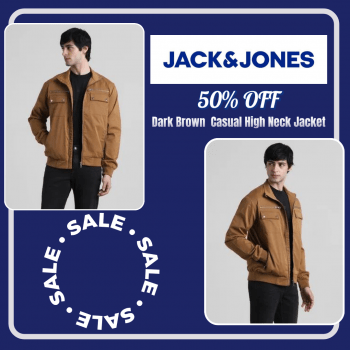 Jack & Jones Dark Brown Jacket - 50% Off + Extra 10% on 2!