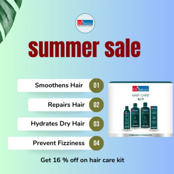 Dr batra’s – hair care kit- 16 % off summers sale
