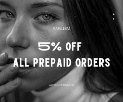 Rareism Get 5% Off on all prepaid orders