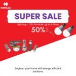 Havells: Up to 50% Off on Lighting – LED, Portable Lights & More
