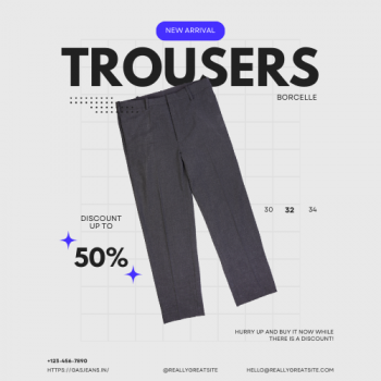 Trousers & Chinos – Up To 50% OFF