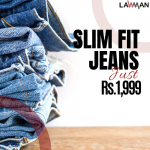 Lawman PG3 : Slim Fit Dark Blue Men’s Jeans Just – Rs.1,999