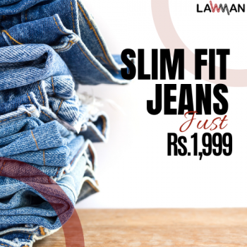 Lawman PG3 : Slim Fit Dark Blue Men’s Jeans Just – Rs.1,999