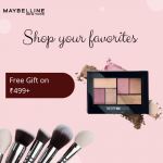 Maybelline New York -Free Gift on Orders Above ₹499
