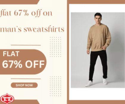 TT Bazzar-Flat 67% Off On Man's Sweatshirt