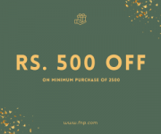 FNP Rs. 500 off on minimum purchase of rs 2500