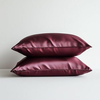 Satin Pillow Covers for Hair with 3 Scrunchies