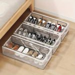 Clear Plastic Stackable Shoe Boxes