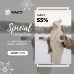 Get 55% Off On Winter's wear