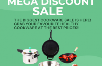 Mega discount sale on toxin-free cookware and kitchen sets from The Indus Valley