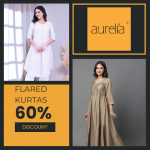 Aurelia – Flared kurtas upto 60% off