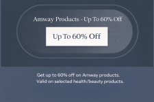 Amway-Get up to 60% off on Amway products.