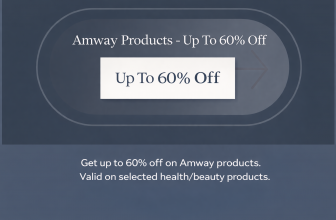 Amway-Get up to 60% off on Amway products.