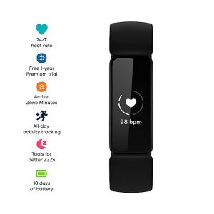 Fitbit Inspire 2 Health & Fitness Tracker with a Free 1-Year Premium Trial