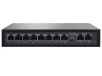 EVteQ 10 Ports Fast Ethernet with 8 PoE Ports (10/100 Mbps)