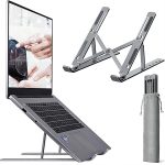 Dyazo Zigzag Height Adjustable Ventilated Aluminium Tabletop Laptop 78% OFF Coupon Code