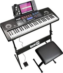 RockJam RJ761 61 Keys Electronic Interactive Teaching Piano 