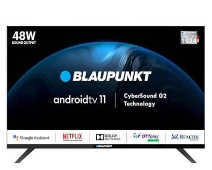 Blaupunkt CyberSound G2 Series 108 cm (43 inch) Full HD LED Smart Android TV 43% OFF Coupon Code