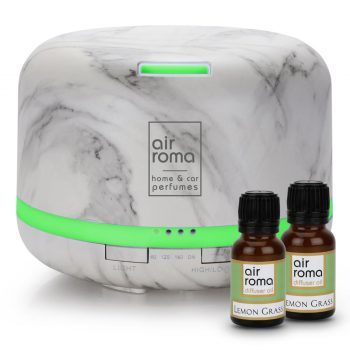 AIR-ROMA Plastic 500Ml Essential Mist Aroma Diffuser with Lemon Grass Oil 50% OFF Coupon Code & Updated Discount List On Amazon