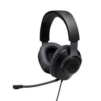 JBL Quantum 100 Wired Over Ear Gaming Headphones with mic