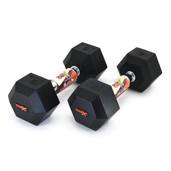 RUBX Rubber Coated Professional Exercise Hex Dumbbells Upto 53% OFF Coupon Code,promo code , offer & Updated Discount List On Amazon