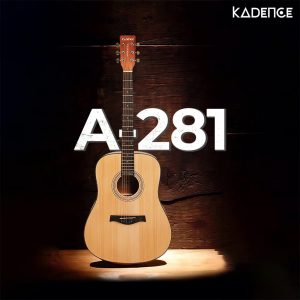 Kadence A281 Professional Acoustic Rosewood guitar (Natural, Beige)