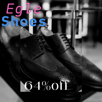 egle shoes Handcrafted Genuine Leather Anti-Skid Black Formal Oxford Shoes 64% off