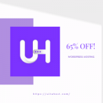 Ultahost 65% OFF on wordpress hosting