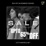 Women’s Fashion Sale – Enjoy Savings Up to 65%!