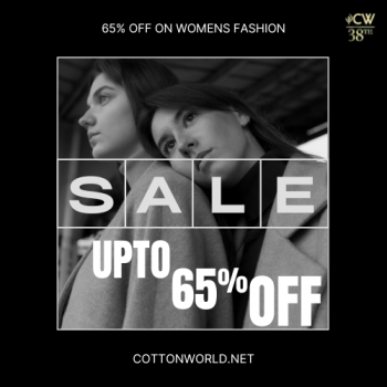 Women’s Fashion Sale – Enjoy Savings Up to 65%!