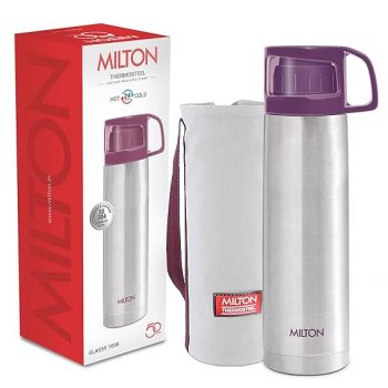 Milton Glassy 1000 Thermosteel hot and cold Bottle upto 21% off coupon code and updated discount list on amazon