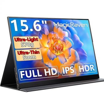 Portable Monitor, 15.6″ 1920 * 1080P IPS Laptop Screen off-33%coupon codes updated discount list on amazon