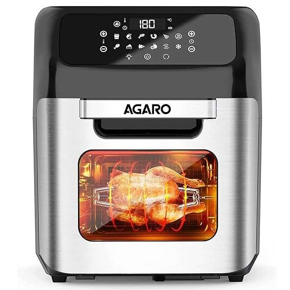 AGARO Regency Air Fryer For Home, 12L, Family Rotisserie Oven