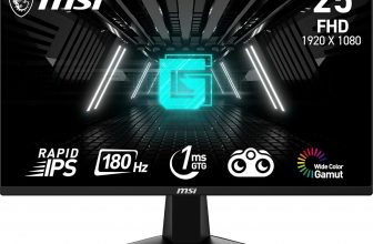 MSI G255F 24.5 Inch FHD Gaming Monitor 63% OFF Coupon Code