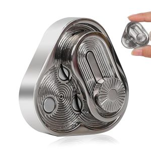 Fidget Toys Adults, Fidget Slider, Stress Relief Toys Adults Adult and Adolescent Stress Relieving Toys Portable and Lightweight Suitable for All Age Groups as Fun and Relaxing Gifts（Triangle)