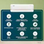 Blue Star 0.8 Ton 3 Star Convertible 5 in 1 Cooling Inverter Split AC