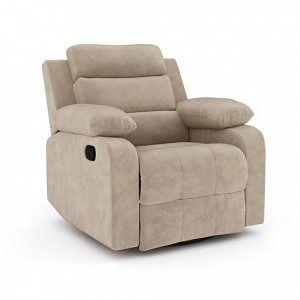 Springwel R2 Single Seater Fabric Manual Recliner Sofa 