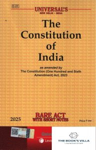 The Constitution of India Bare Act 2025 EDITION Universal's Lexis Nexis 