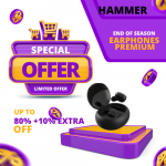 Hammer -Sitewide Offer Get Upto 80% + Flat 10% OFF