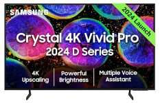 Samsung 163 cm D Series Crystal 4K Vivid Pro Ultra HD Smart LED TV 34% OFF Coupon Code