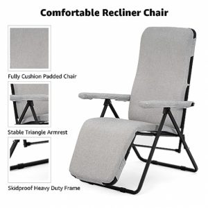EQUAL Mild Steel Reclining Easy Chair