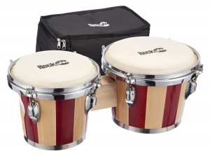 RockJam 100301 Bongo Drum Set with Padded Bag