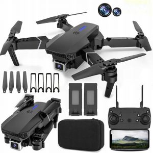 Compact foldable drone with 4K HD camera and FPV live video for aerial photography