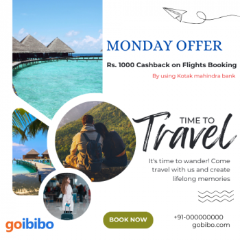 Goibibo- Cashback offer on Flight Bookings