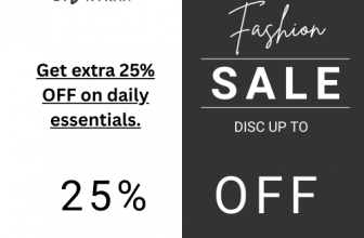 Enjoy special deals with 25% OFF on selected items.